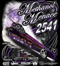 Load image into Gallery viewer, Paige King - Methanol Menace - Jnr Dragster 2025-2026 - Tee Shirt