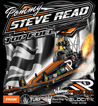 Load image into Gallery viewer, Pommy Steve Read - Top Fuel Dragster - Tee Shirt