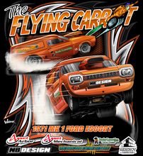 Load image into Gallery viewer, Leo Georgis - The Flying Carrot - Two Position Print Tee Shirt