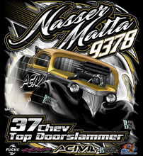 Load image into Gallery viewer, Nasser Matter - ACIVIL - Top Doorslammer - Two Position Print Tee Shirt