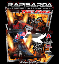 Load image into Gallery viewer, Rapisarda Autosport International - TOP FUEL - Damien Harris and Wayne Newby 2025 - Tee Shirt