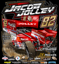 Load image into Gallery viewer, Jacob Jolley - LS Sprintcar - Two Position Print Tee Shirt