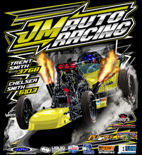 Load image into Gallery viewer, JM Auto Racing - Two Position Print Tee Shirt