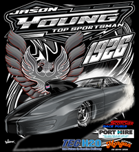Load image into Gallery viewer, Jason Young - Top Sportsman - Two Position Print Tee Shirt