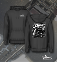 Load image into Gallery viewer, SEND IT Black Sprint Car - Hoodie