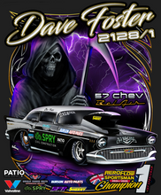 Load image into Gallery viewer, Dave Foster - 57 Chev - 2024/2025 Sportsman Champion - Tee Shirt