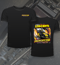 Load image into Gallery viewer, Aeroflow Nitro Funnycar - black - Two Position Print Tee Shirt