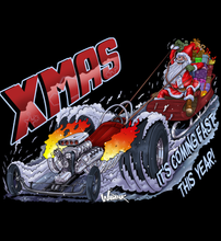 Load image into Gallery viewer, Christmas Drag Car - Tee Shirt
