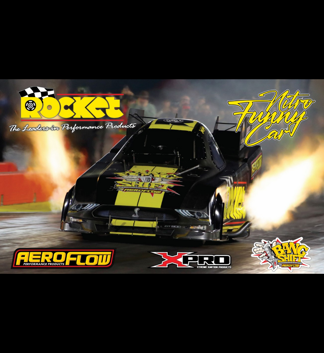 Aeroflow - Nitro Funny Car - Black - Banner