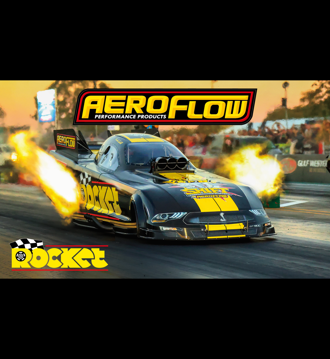 Aeroflow - Nitro Funny Car - Black - Banner