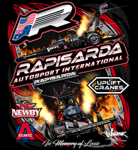 Load image into Gallery viewer, Rapisarda Autosport International - TOP FUEL - Two Position Print Tee Shirt
