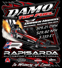 Load image into Gallery viewer, Rapisarda - Damien Harris - Top Fuel - Two Position Print Tee Shirt
