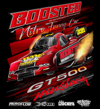 Load image into Gallery viewer, BOOSTED Mustang Nitro Funny Car - Aeroflow - Hoodie
