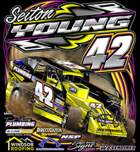Load image into Gallery viewer, Seiton Young - Dirt Modified - Two Position Print Tee Shirt
