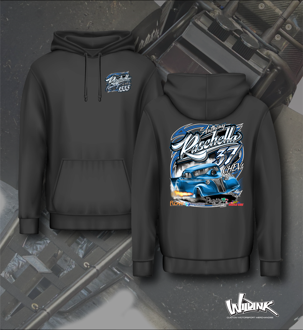 Raschella Racing Anthony Raschella - 37 Chev - Hoodie – Wild Ink Australia