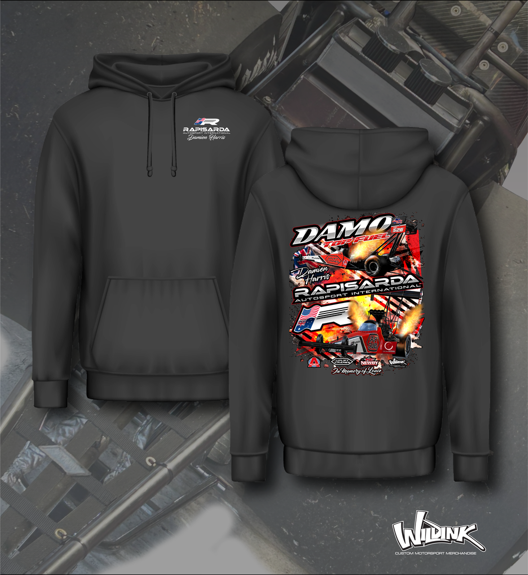 Rapisarda Autosport International - TOP FUEL - Damien Harris 2025 - Hoodie