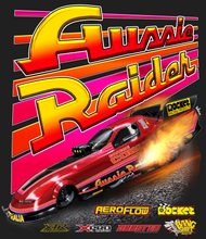 Load image into Gallery viewer, Graeme Cowin&#39;s AUSSIE RAIDER Nitro  Funny Car - Tee Shirt
