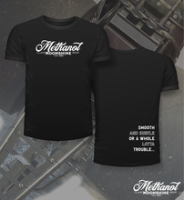 Load image into Gallery viewer, Methanol Moonshine - Logo and Text - Tee Shirt

