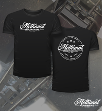 Load image into Gallery viewer, Methanol Moonshine - Round Logo - Tee Shirt
