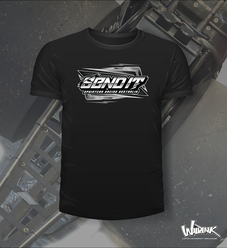 Black t shirt with Send It Text