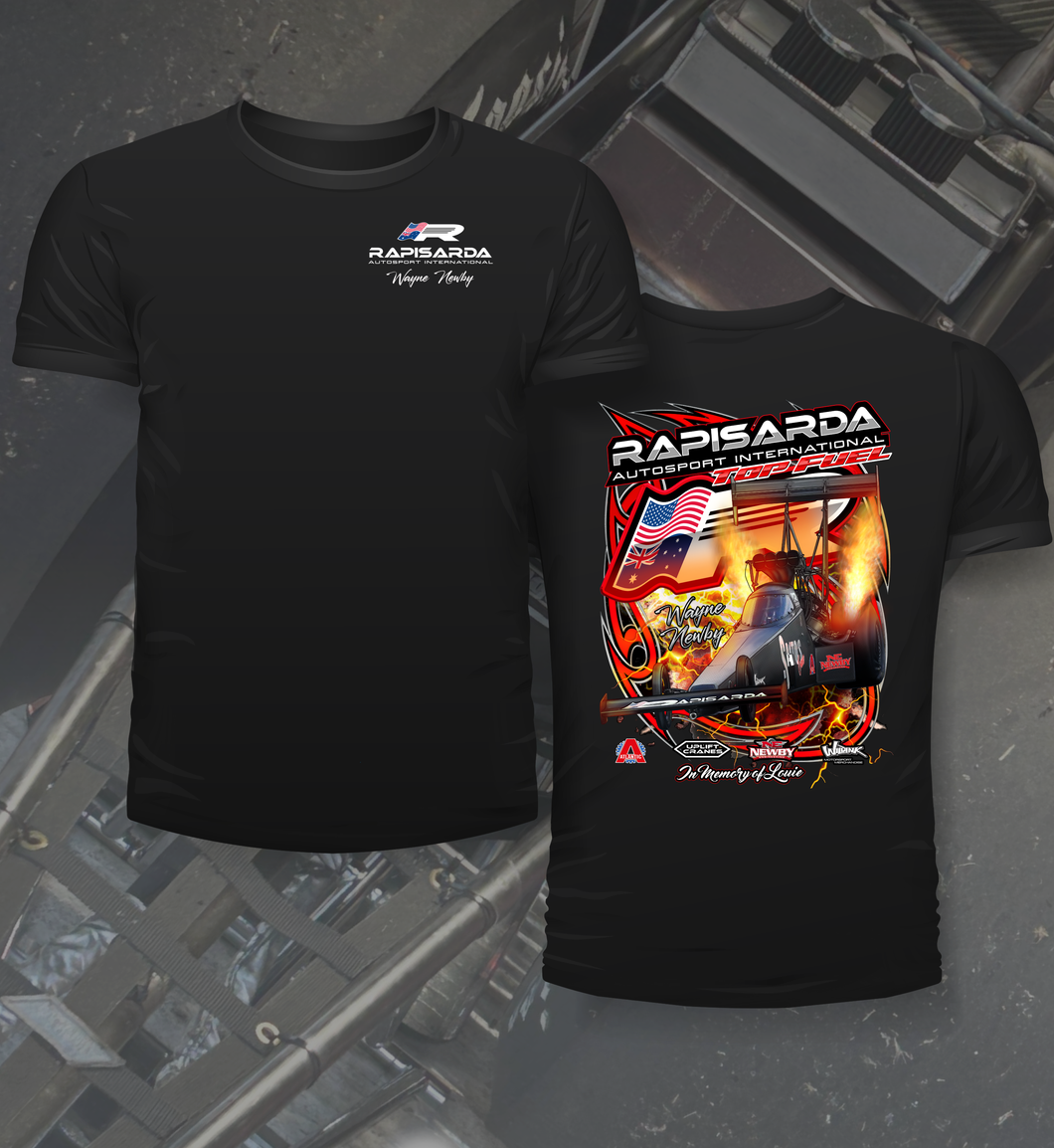 Rapisarda Autosport International - TOP FUEL 2025 - Wayne Newby - Tee Shirt