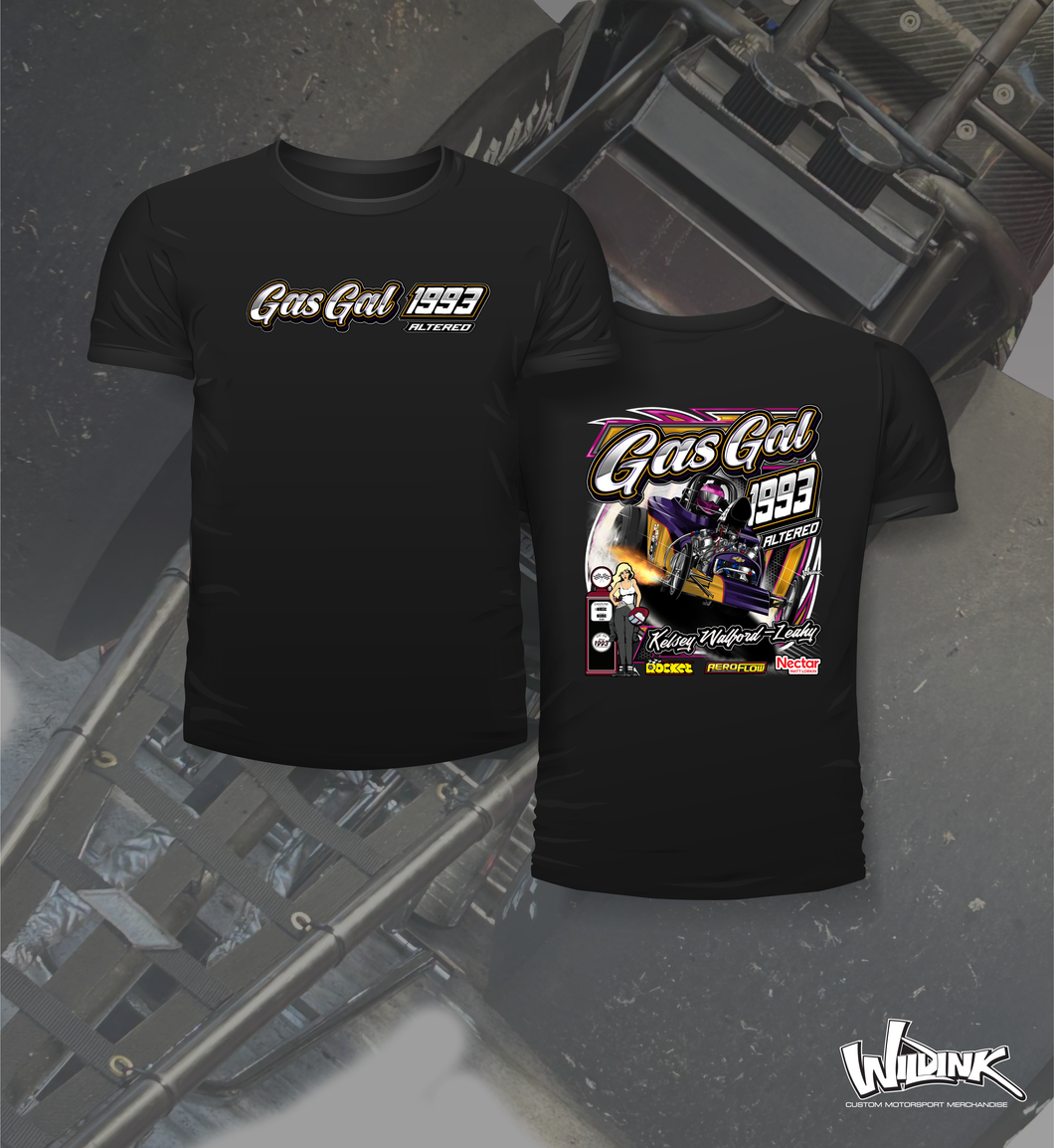 Kelsey Walford-Leahy Gas Gal - Two Position Print Tee Shirt