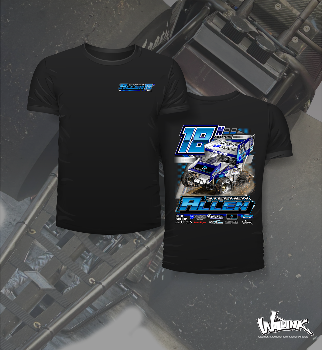 Stephen Allen - Sprint Car - Two Position Print Tee Shirt