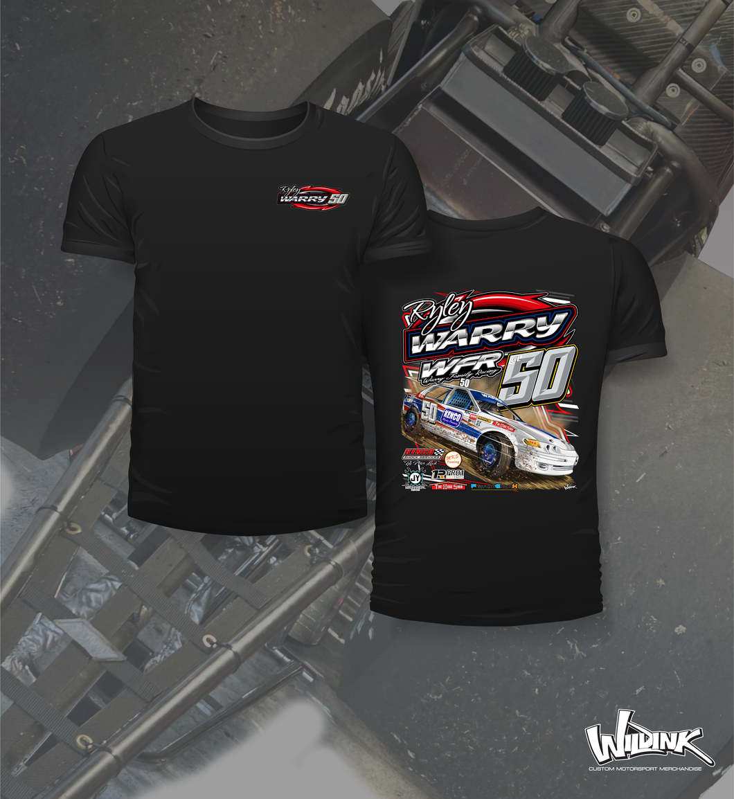 WFR - Warry Family Racing - Two Position Print Tee Shirt