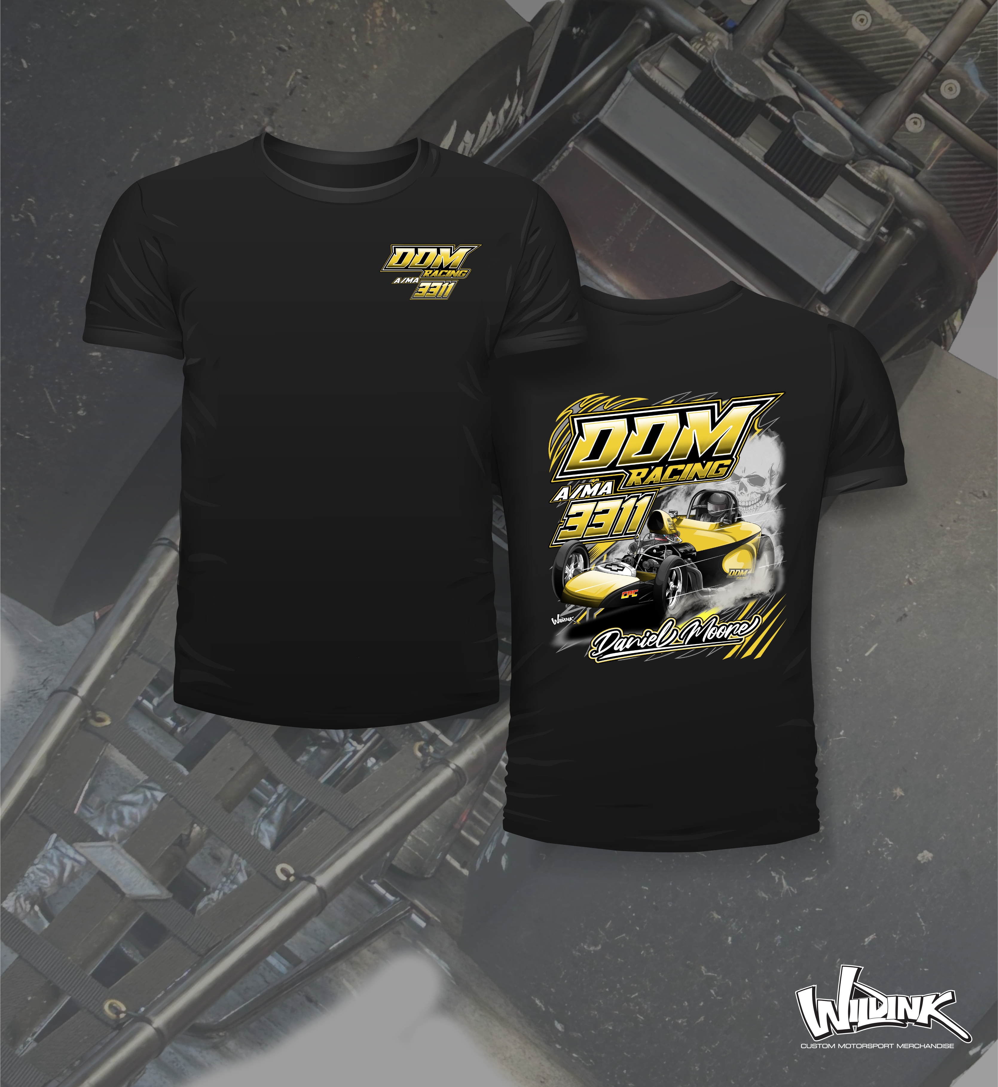 DDM Racing - Two Position Print Tee Shirt – Wild Ink Australia