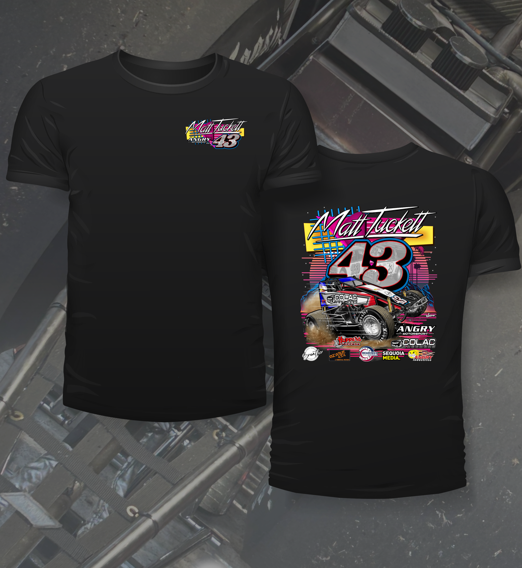 Matt Tuckett Colac Wreckers - Two Position Print Tee Shirt