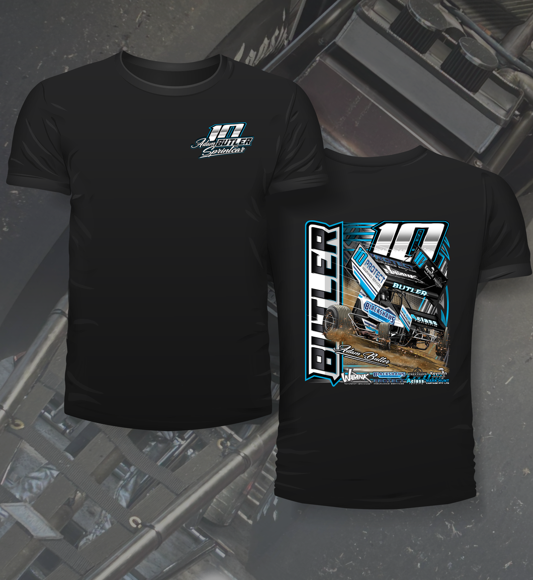 Adam Butler 2024 - Sprintcar - Two Position Print Tee Shirt