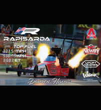 Load image into Gallery viewer, Rapisarda Autosport International - Damien Harris - Australian National TOP FUEL Record Holder - Banner
