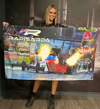 Load image into Gallery viewer, Rapisarda Autosport International - Damien Harris - Australian National TOP FUEL Record Holder - Banner
